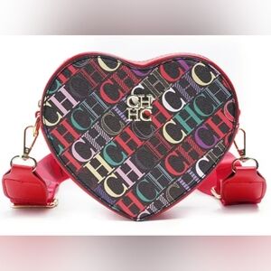 Stylish Multicolor Heart Crossbody Bag